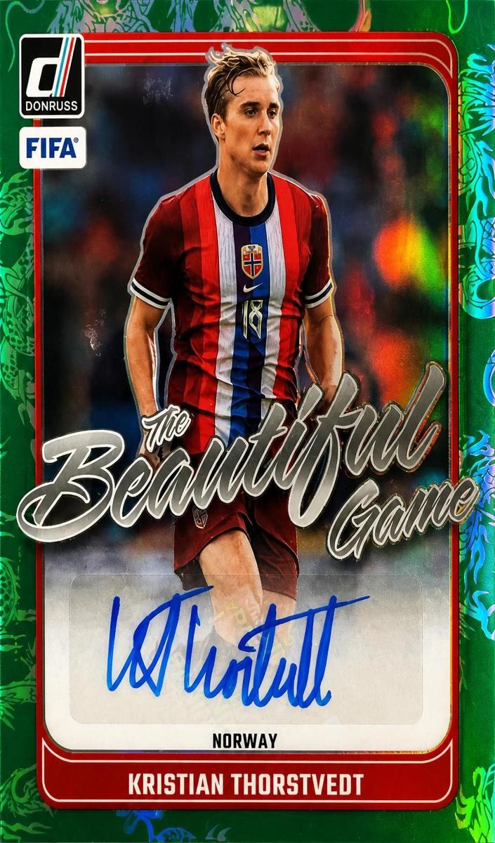 2024 Panini Donruss Kristian Thorstvedt [Dragon Scale] #BG-KT card
