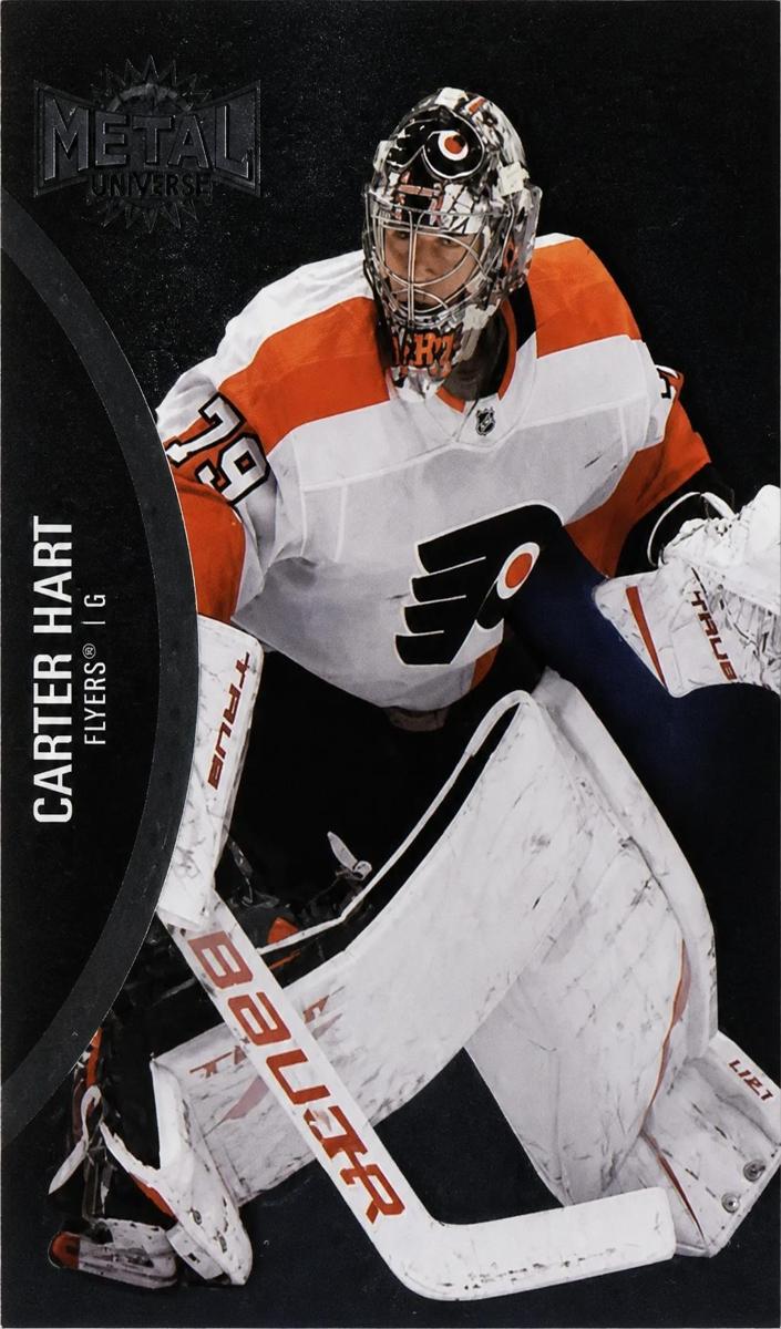 2021 Skybox Metal Universe Carter Hart #47 card