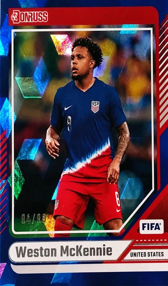 2024 Weston McKennie [Blue Cubic] #12