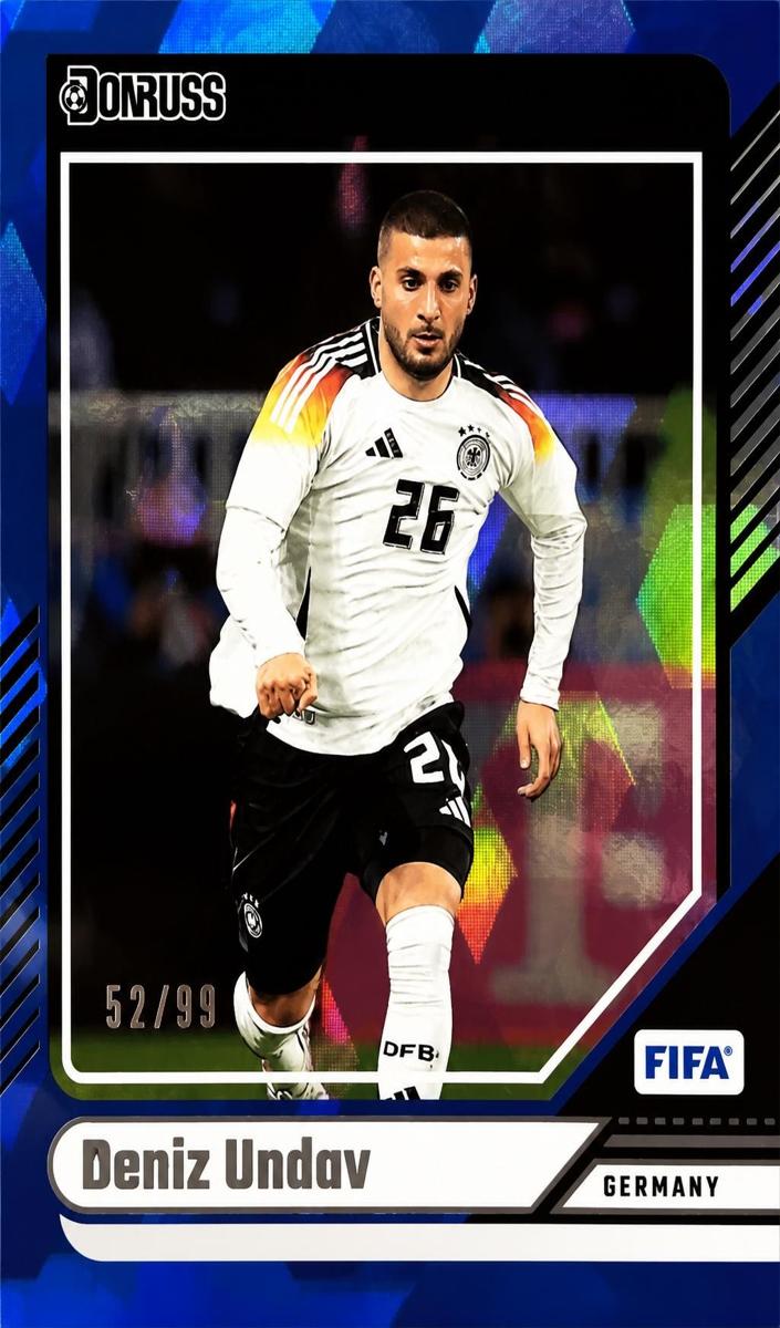 2024 Panini Donruss Deniz Undav [Blue Cubic] #142 card