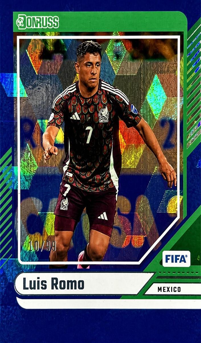2024 Panini Donruss Luis Romo [Blue Cubic] #42 card
