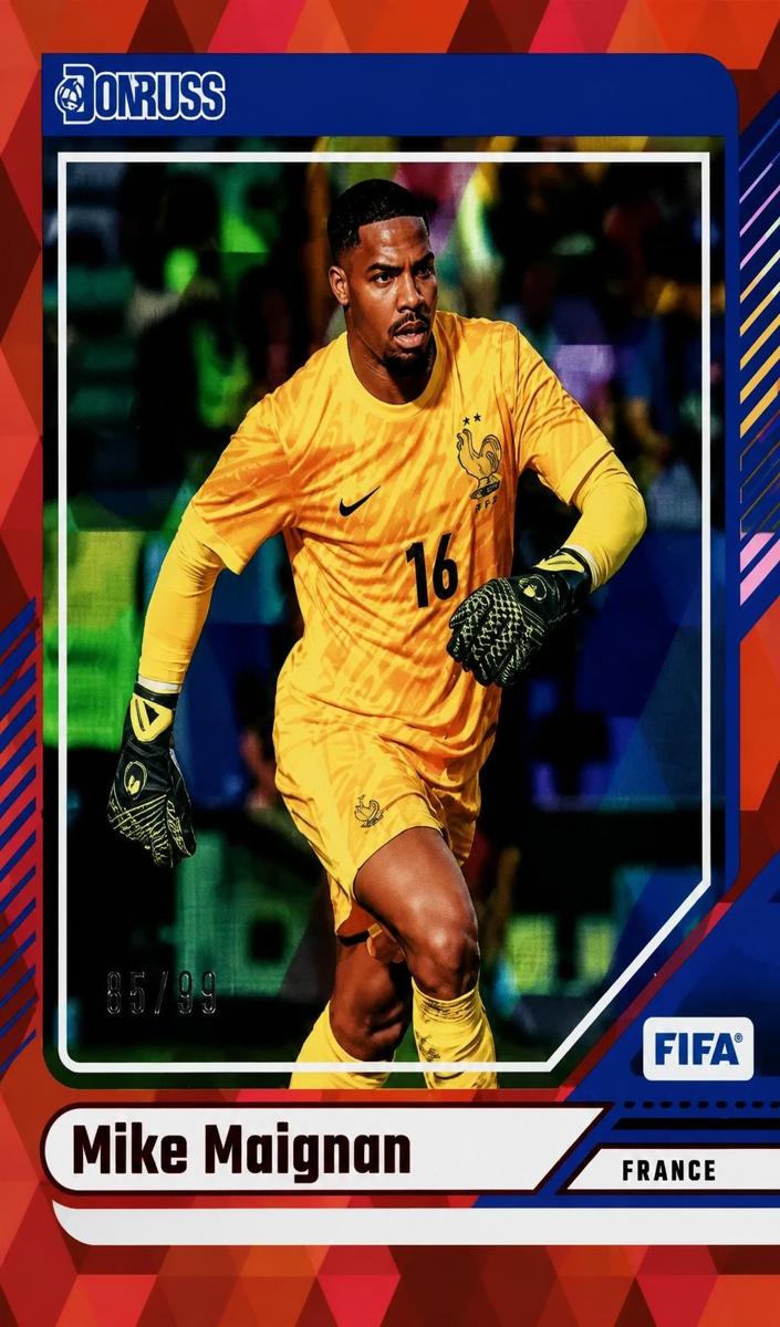2024 Panini Donruss Mike Maignan [Red Cubic] #104 card