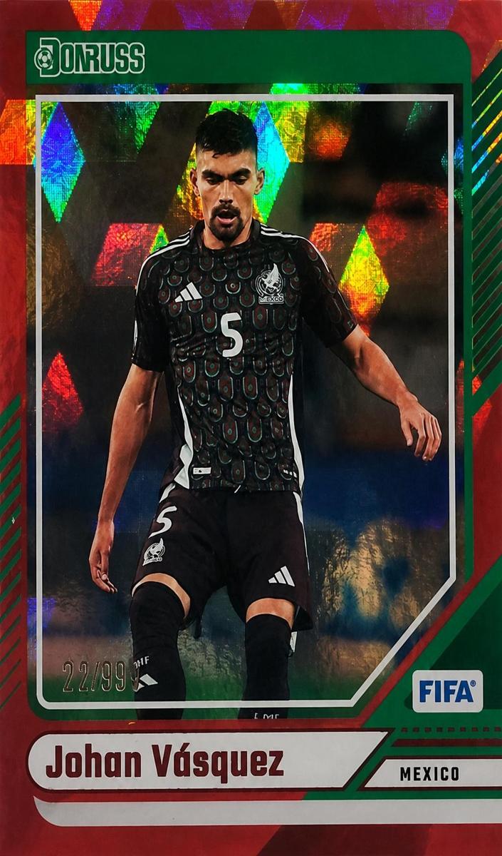 2024 Panini Donruss Johan Vasquez [Red Cubic] #41 card