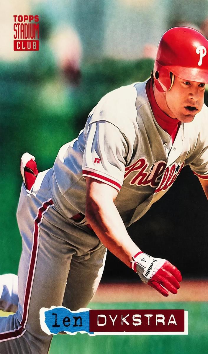 1994 Topps Stadium Club Lenny Dykstra #165 card