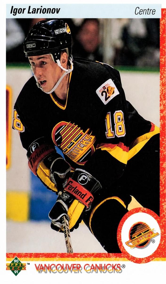 1990 Upper Deck Igor Larionov #128 card