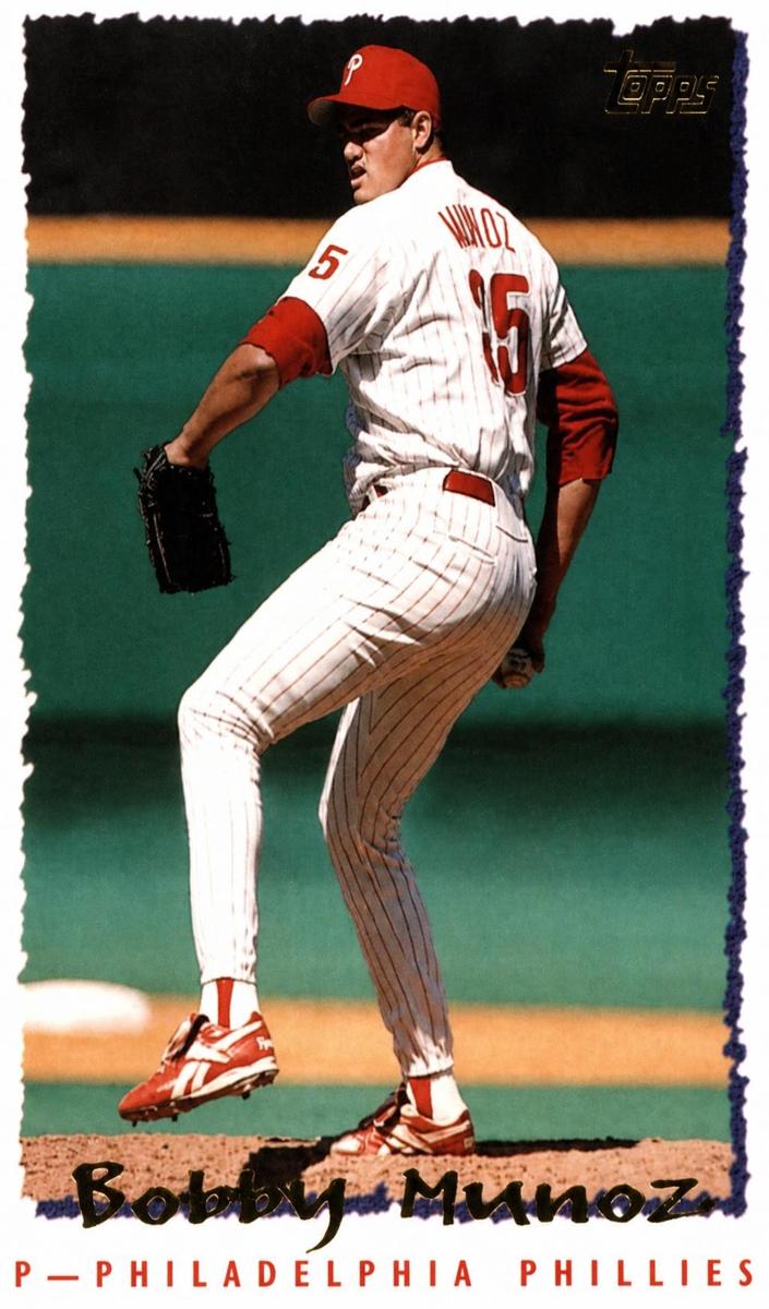 1995 Topps Bobby Munoz #458 card