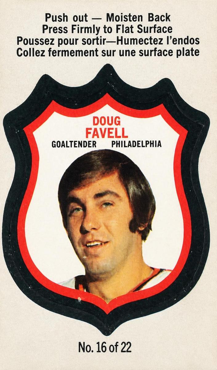 1972 Doug Favell #16