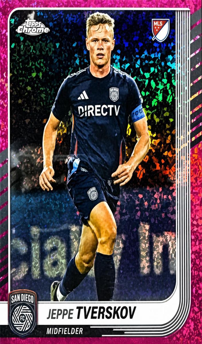 2025 Jeppe Tverskov [Pink Mini-Diamonds Refractor] #18