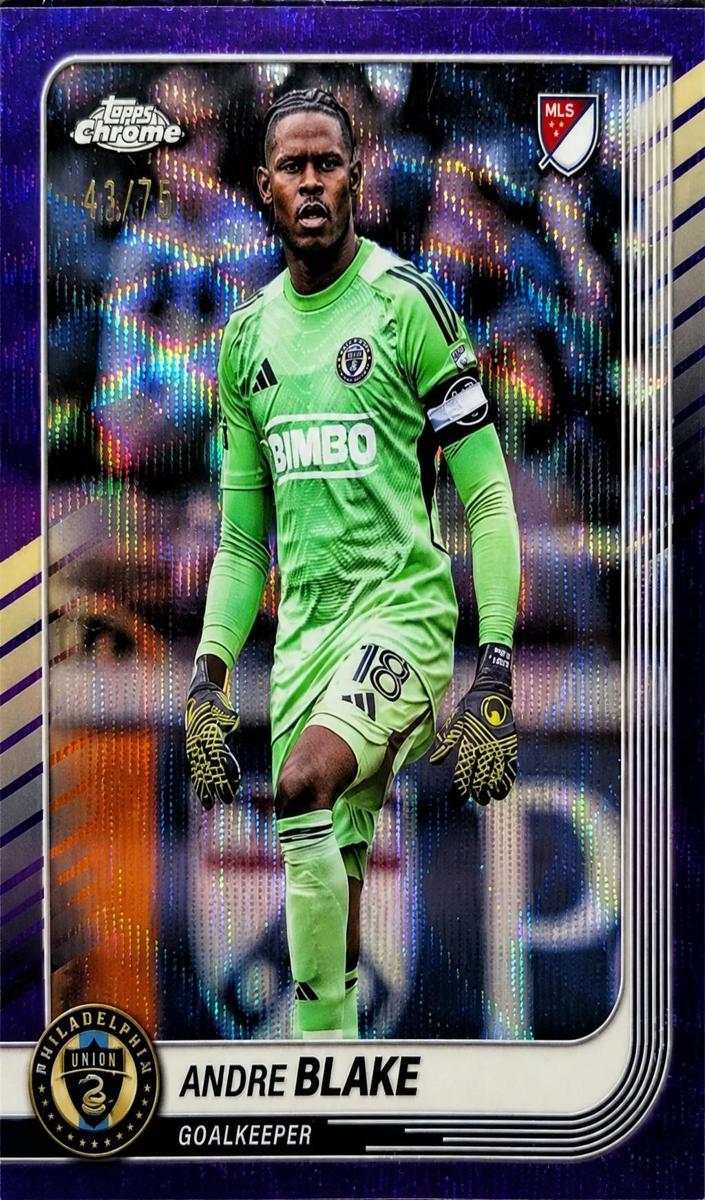 2025 Andre Blake [Purple Wave Refractor] #154