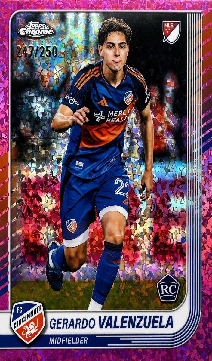 2025 Gerardo Valenzuela [Pink Mini-Diamonds Refractor] #109