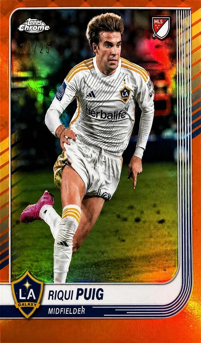 2025 Riqui Puig [Orange Mini-Diamonds Refractor] #93