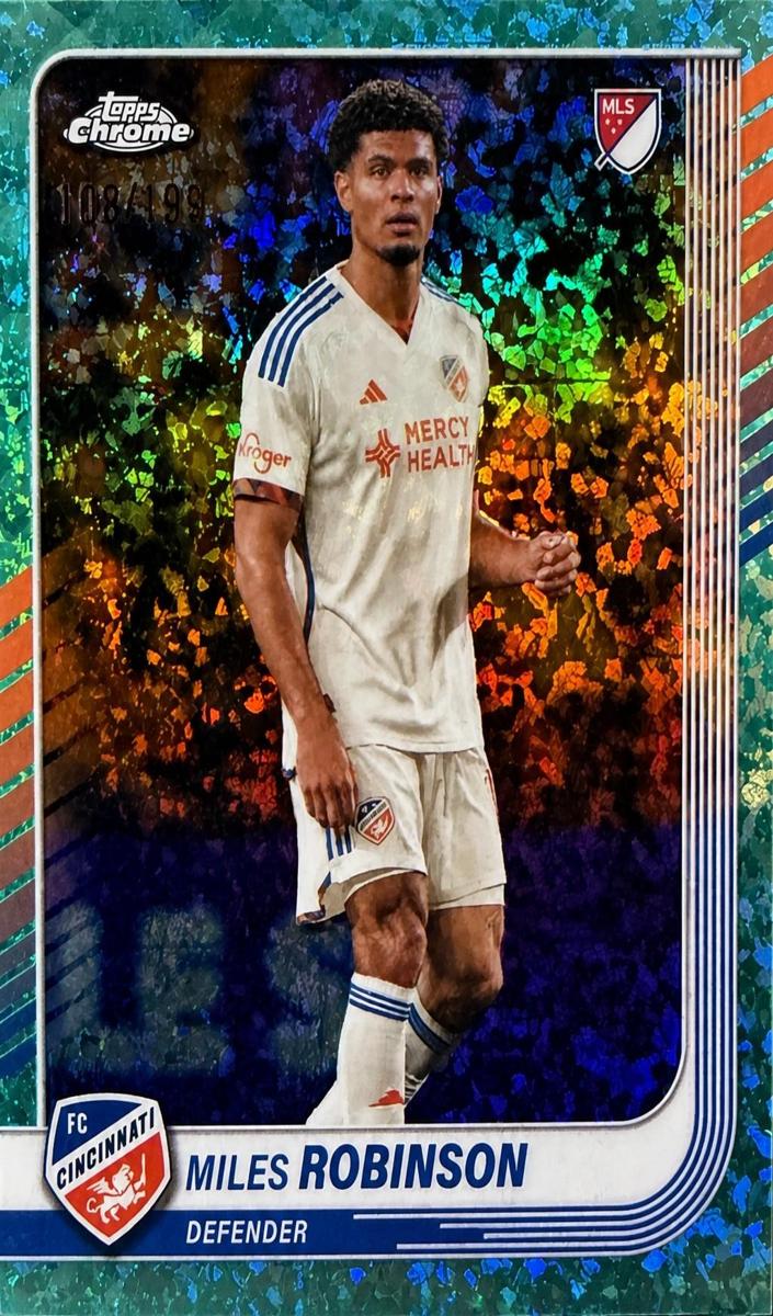 2025 Miles Robinson [Aqua Mini-Diamonds Refractor] #173