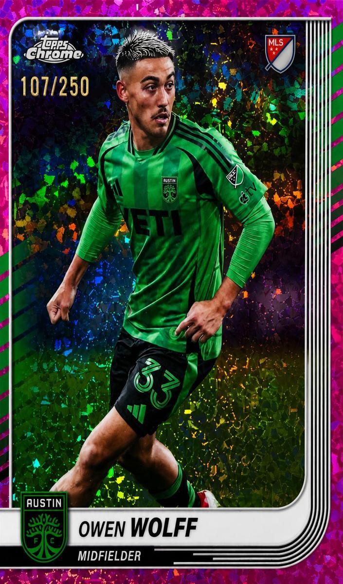 2025 Owen Wolff [Pink Mini-Diamonds Refractor] #77