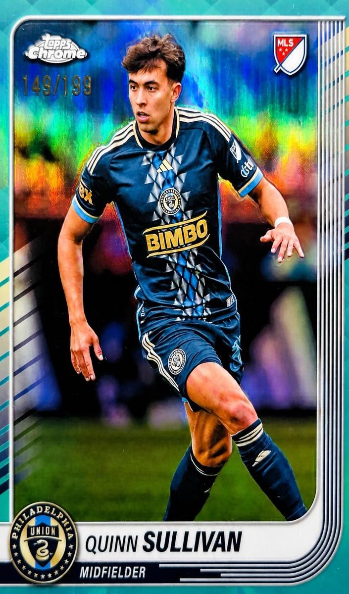 2025 Quinn Sullivan [Aqua Refractor] #86