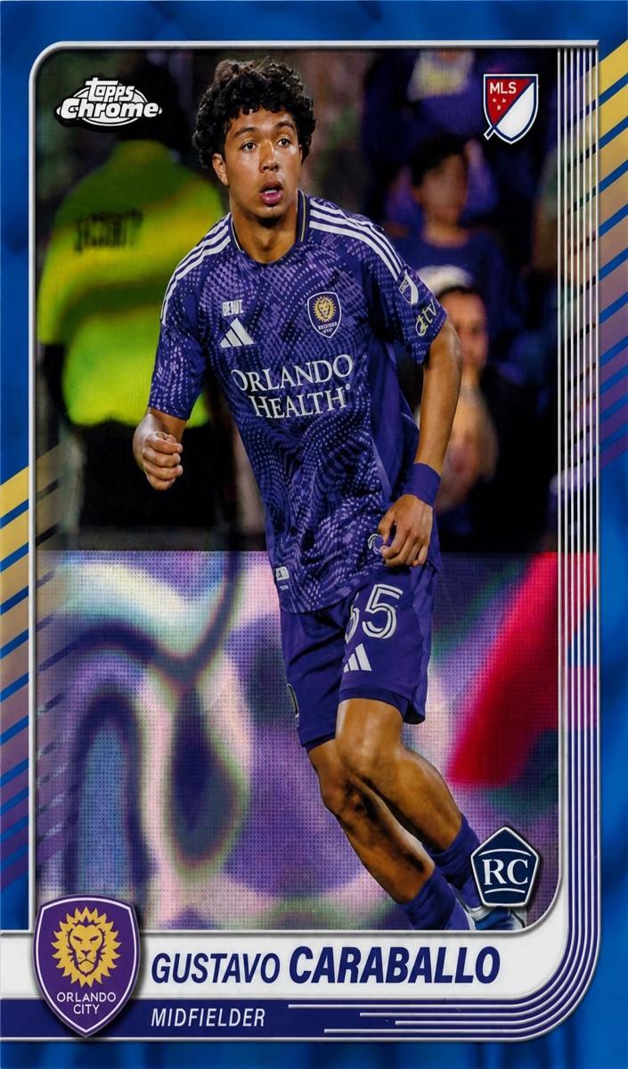 2025 Gustavo Caraballo [Blue Lava Refractor] #146