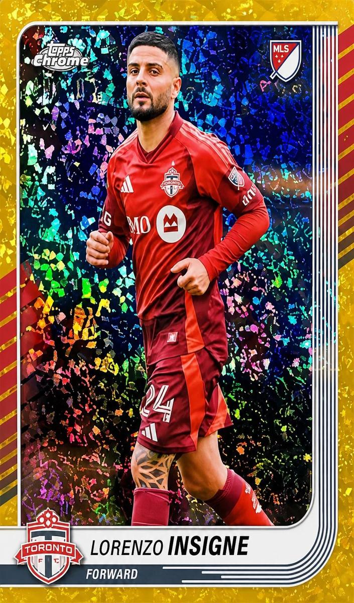 2025 Lorenzo Insigne [Gold Mini-Diamonds Refractor] #24