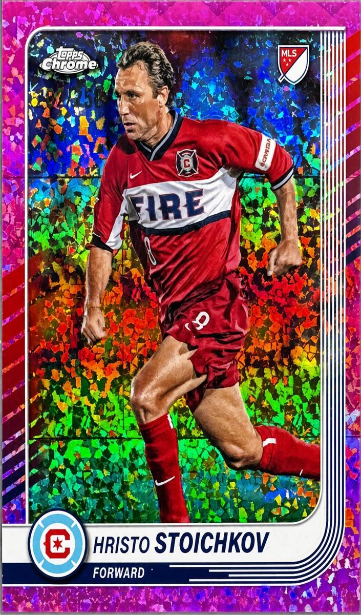 2025 Hristo Stoichkov [Pink Mini-Diamonds Refractor] #84