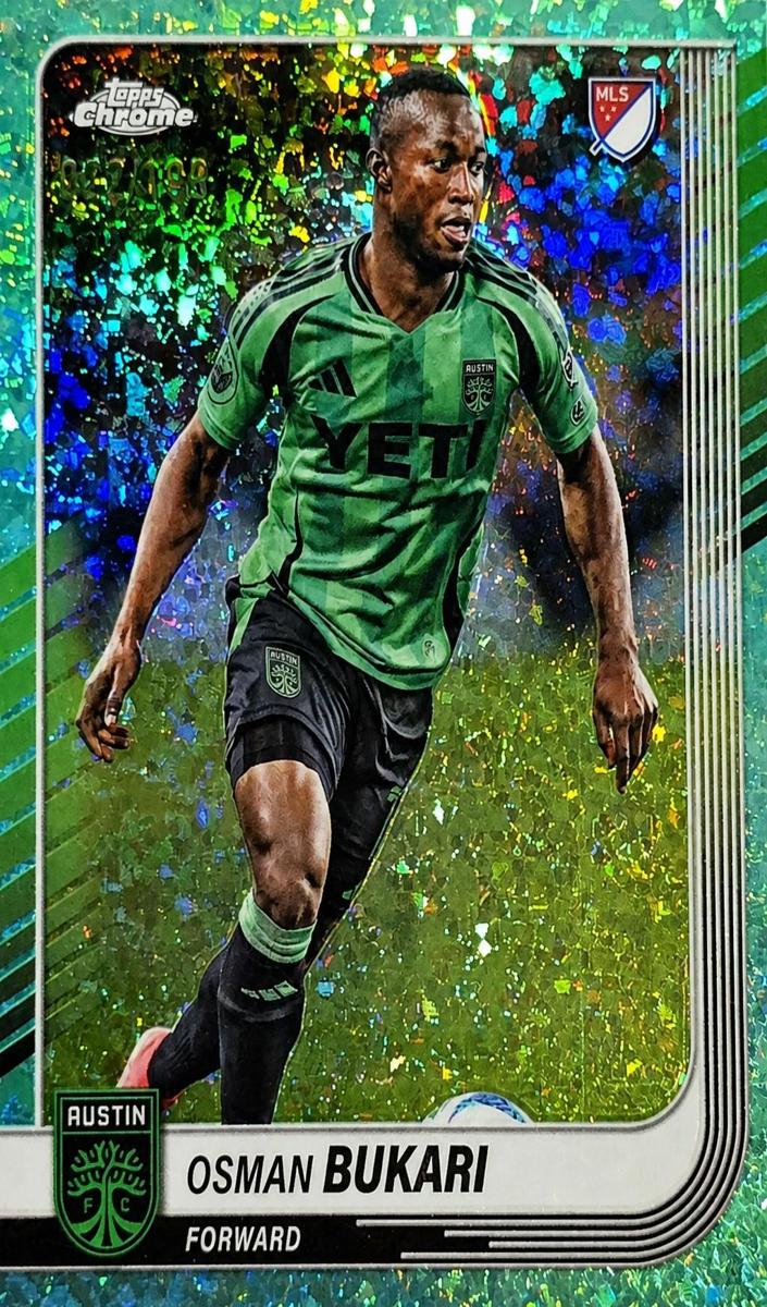 2025 Osman Bukari [Aqua Mini-Diamonds Refractor] #138