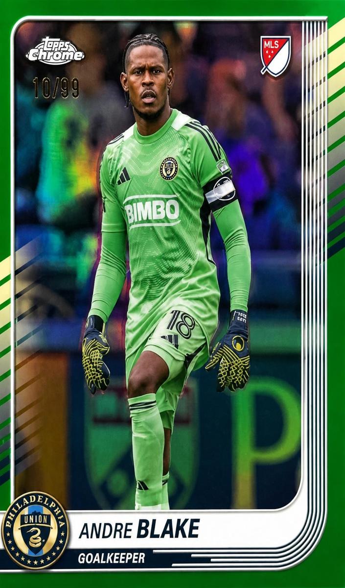 2025 Andre Blake [Green Refractor] #154