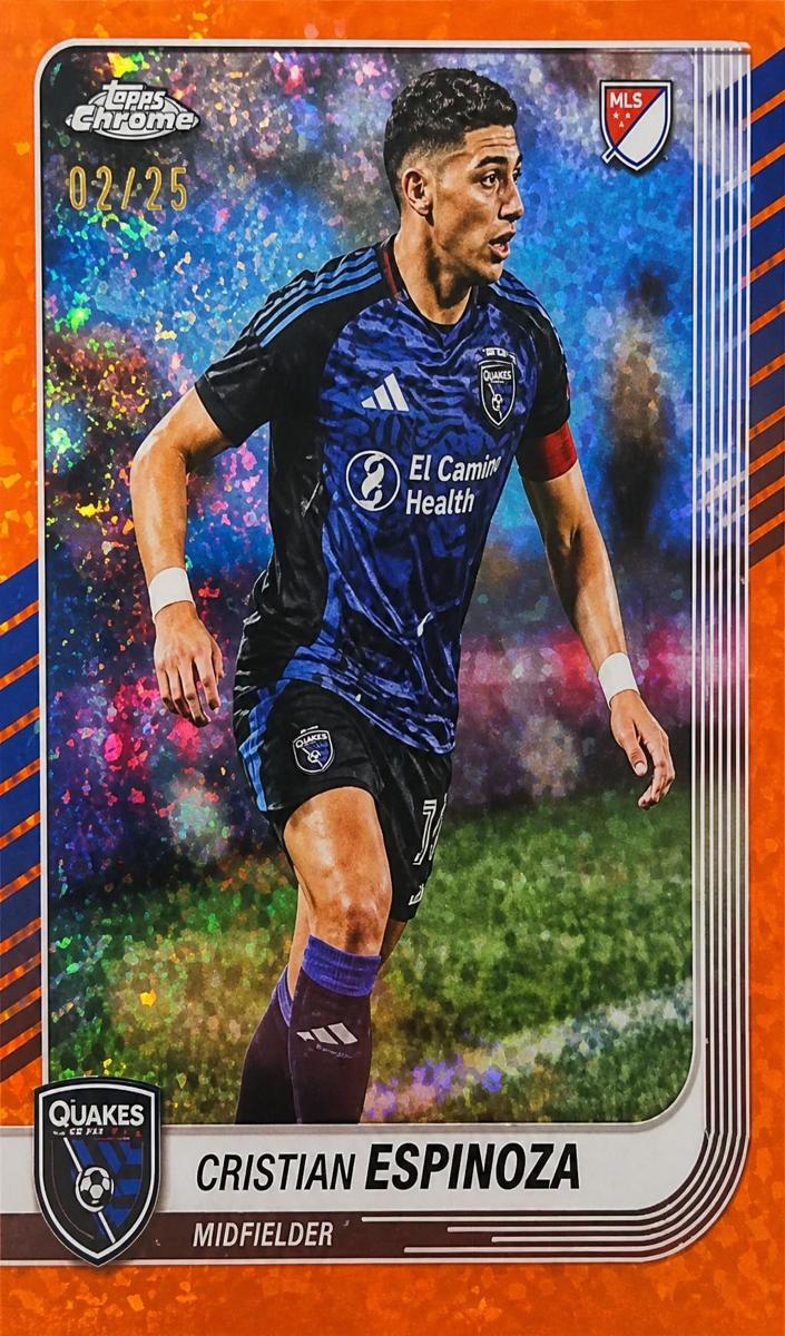 2025 Cristian Espinoza [Orange Mini-Diamonds Refractor] #133