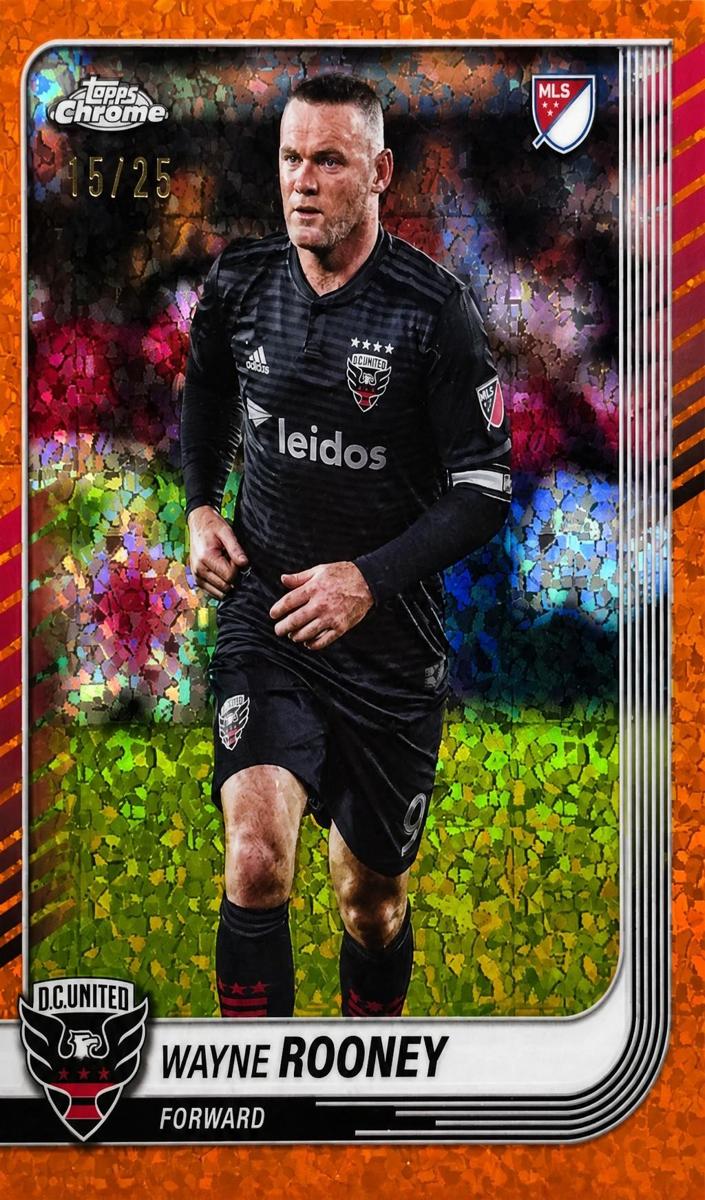2025 Wayne Rooney [Orange Mini-Diamonds Refractor] #35