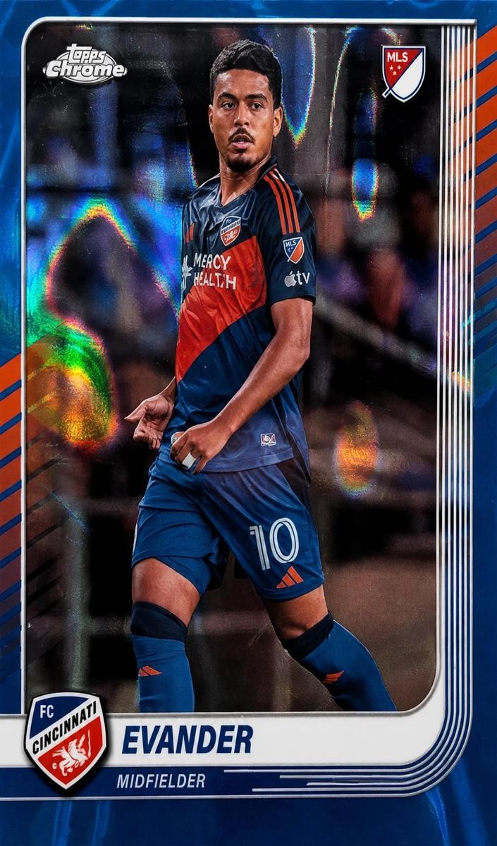 2025 Evander [Blue Lava Refractor] #119