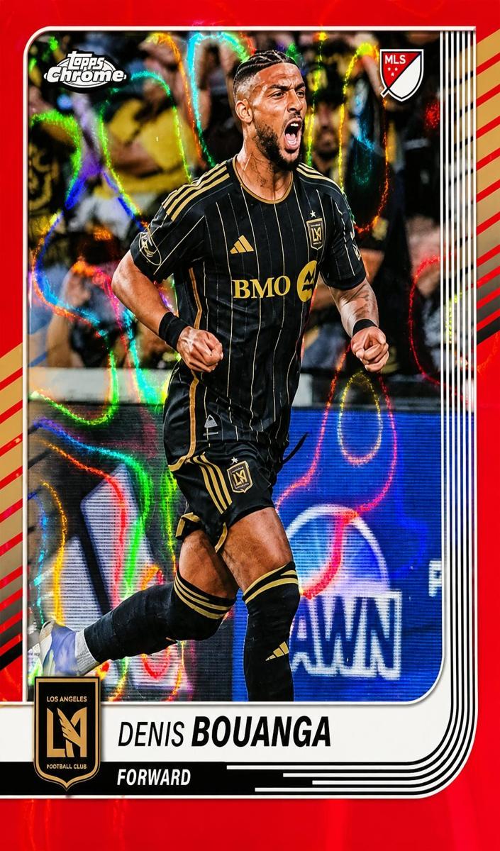 2025 Denis Bouanga [Red Lava Refractor] #99