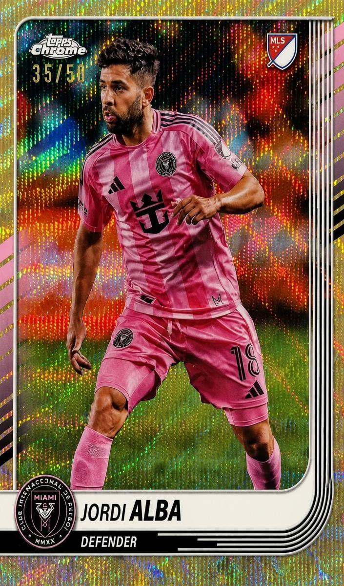 2025 Jordi Alba [Gold Wave Refractor] #41