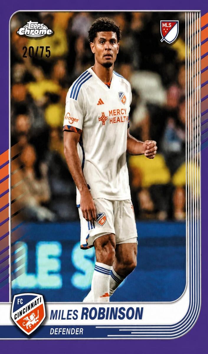 2025 Miles Robinson [Purple Refractor] #173