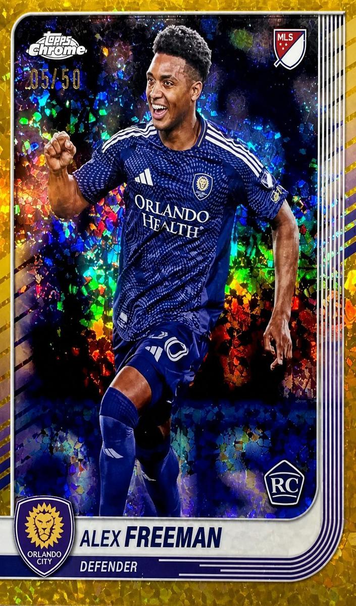 2025 Alex Freeman [Gold Mini-Diamonds Refractor] #129