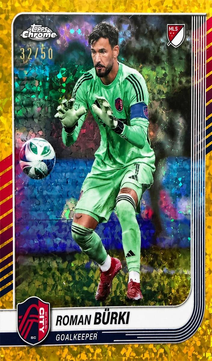 2025 Roman Burki [Gold Wave Refractor] #1