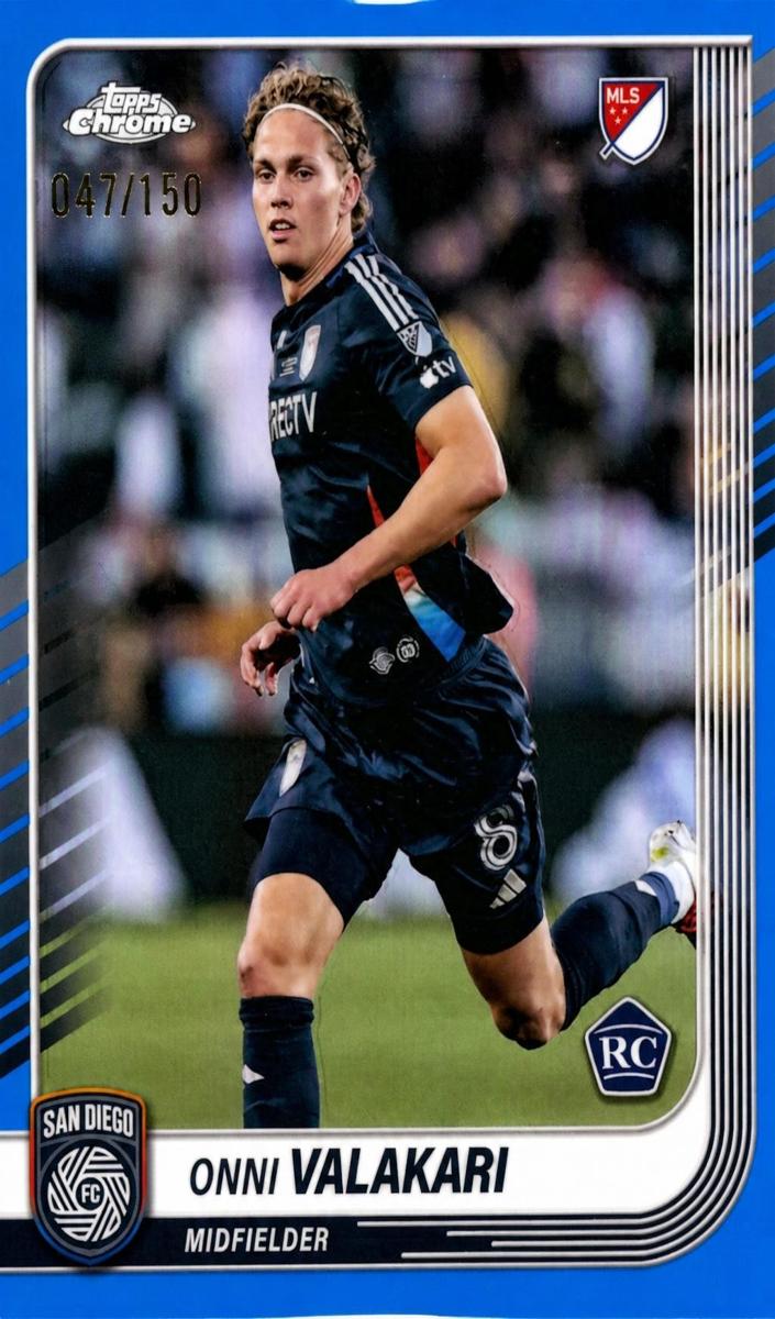 2025 Onni Valakari [Blue Refractor] #126