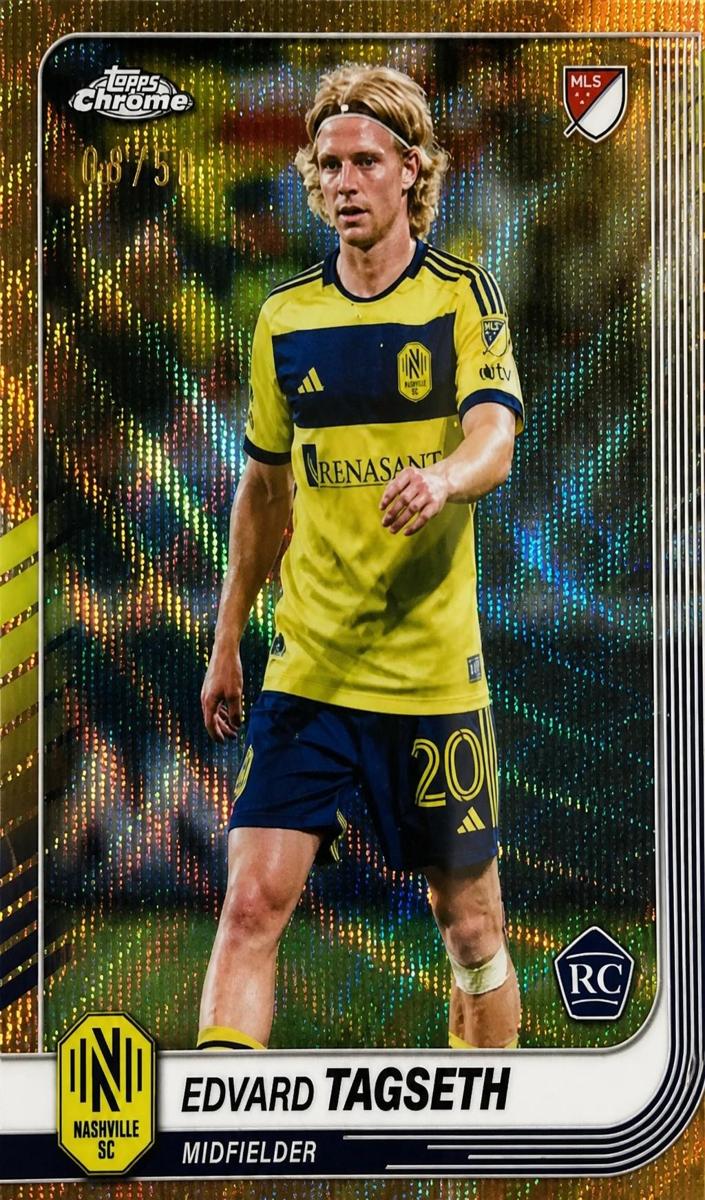 2025 Edvard Tagseth [Gold Wave Refractor] #20