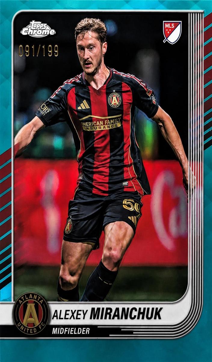 2025 Alexey Miranchuk [Aqua Refractor] #44