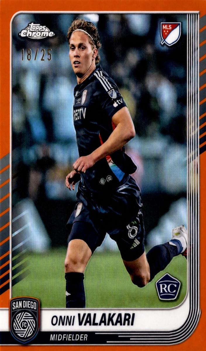2025 Onni Valakari [Orange Refractor] #126