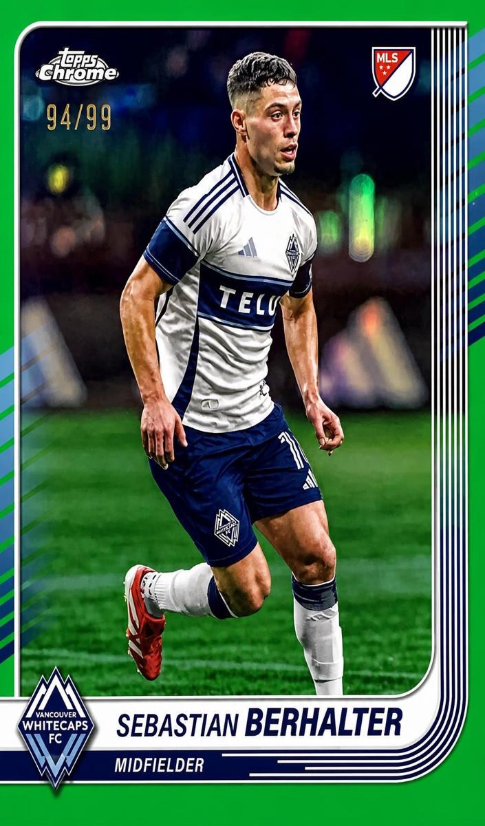 2025 Sebastian Berhalter [Green Refractor] #170