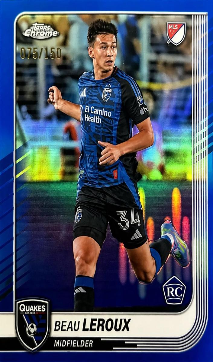 2025 Beau Leroux [Blue Refractor] #120