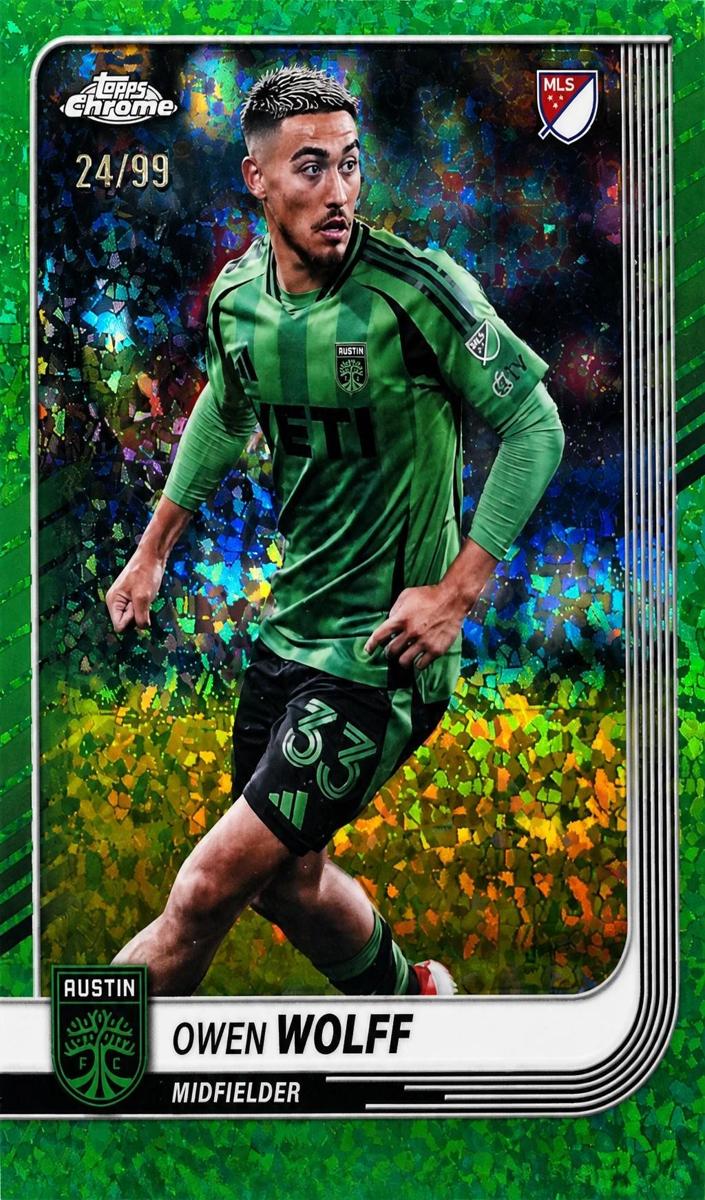 2025 Owen Wolff [Green Refractor] #77