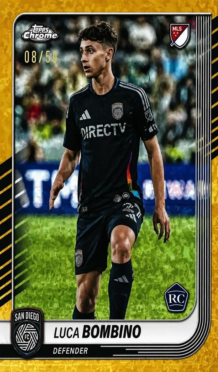2025 Luca Bombino [Gold Mini-Diamonds Refractor] #136