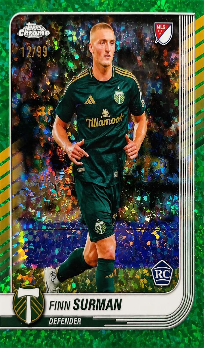 2025 Finn Surman [Green Refractor] #160