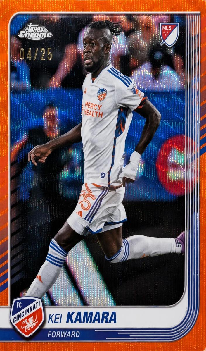 2025 Kei Kamara [Orange Wave Refractor] #102
