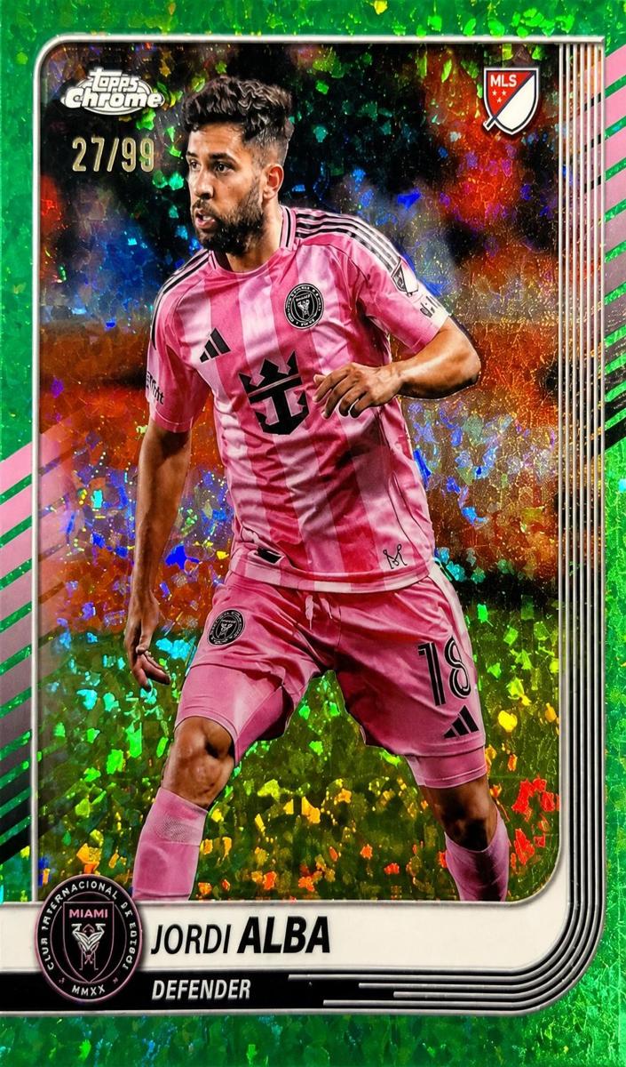 2025 Jordi Alba [Green Refractor] #41