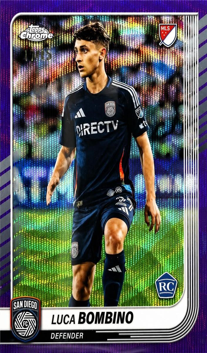 2025 Luca Bombino [Purple Wave Refractor] #136