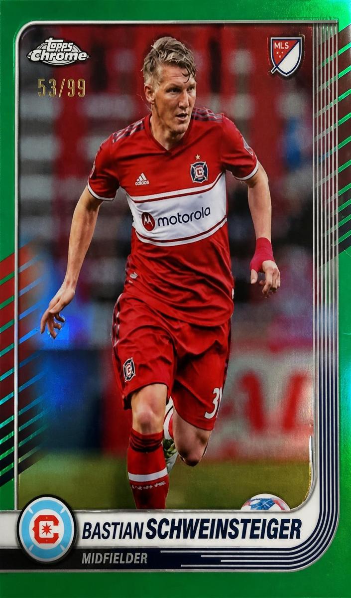 2025 Bastian Schweinsteiger [Green Refractor] #65