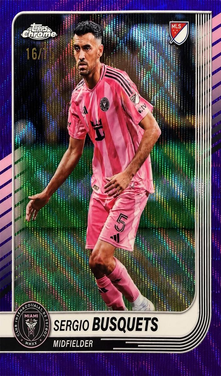 2025 Sergio Busquets [Purple Wave Refractor] #88