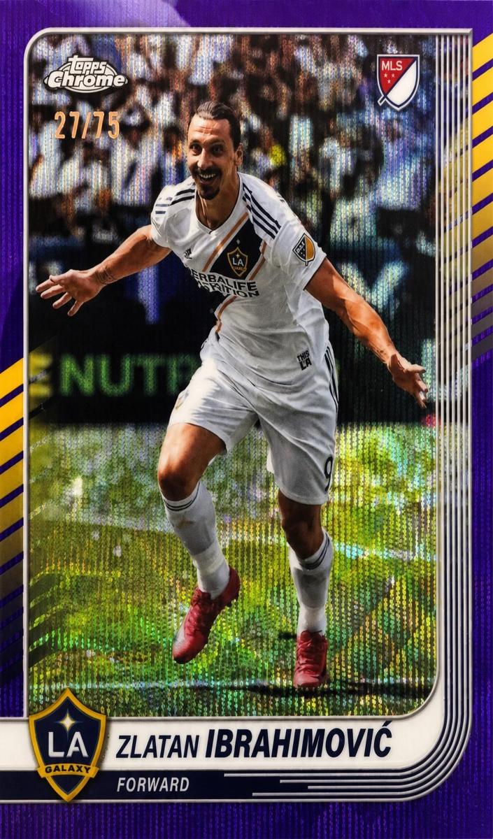 2025 Zlatan Ibrahimovic [Purple Wave Refractor] #9