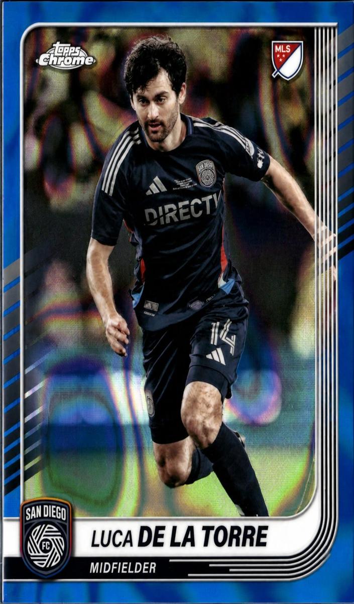 2025 Luca de la Torre [Blue Lava Refractor] #128