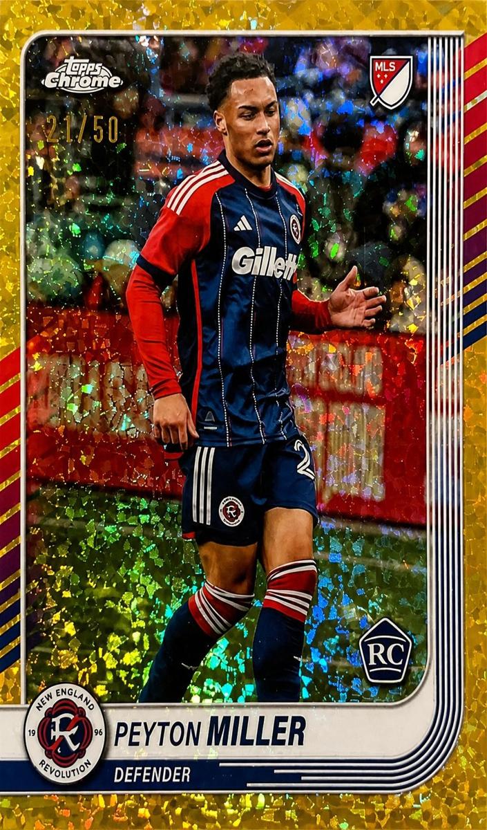 2025 Peyton Miller [Gold Mini-Diamonds Refractor] #15