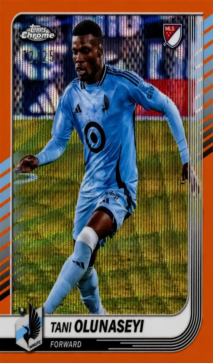 2025 Tani Oluwaseyi [Orange Wave Refractor] #62