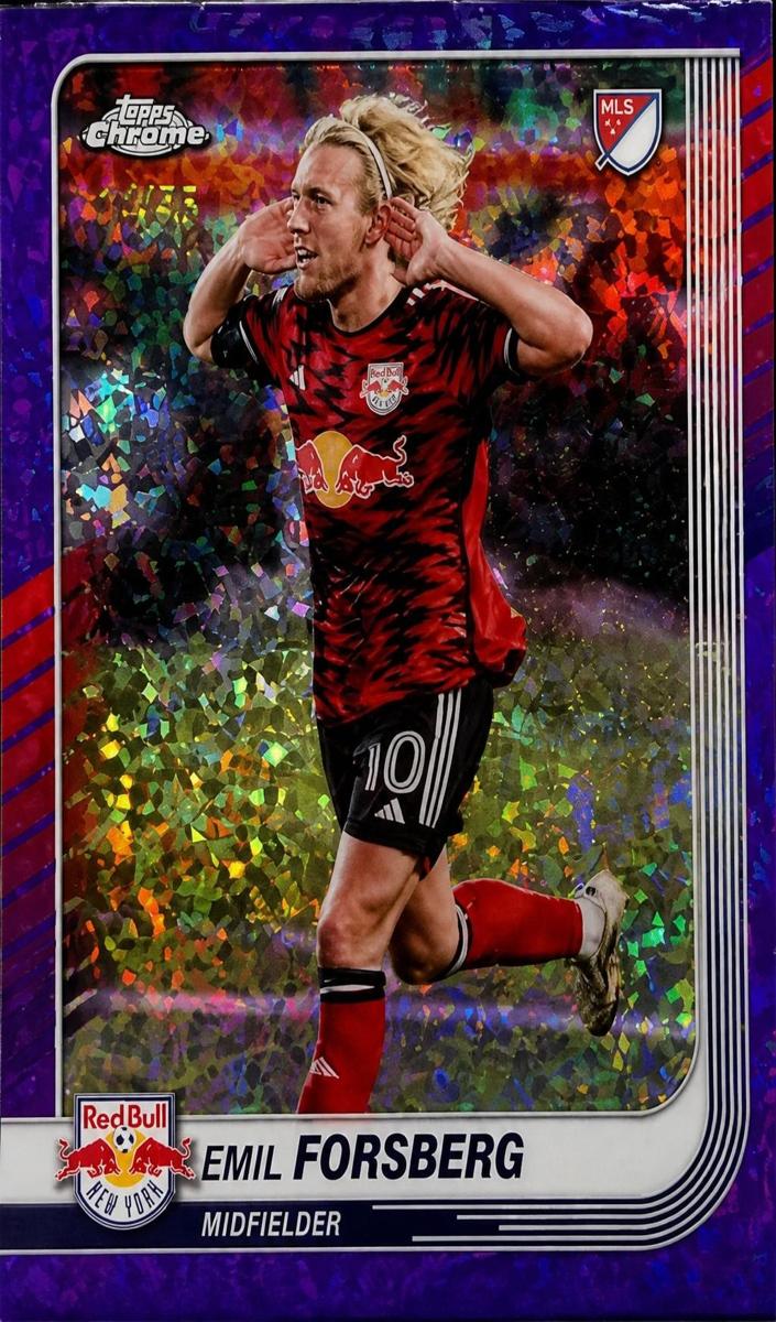 2025 Emil Forsberg [Purple Mini-Diamonds Refractor] #8